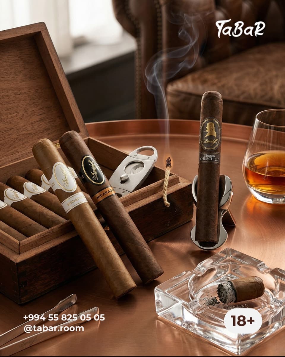Davidoff Winston Churchill premium siqarı