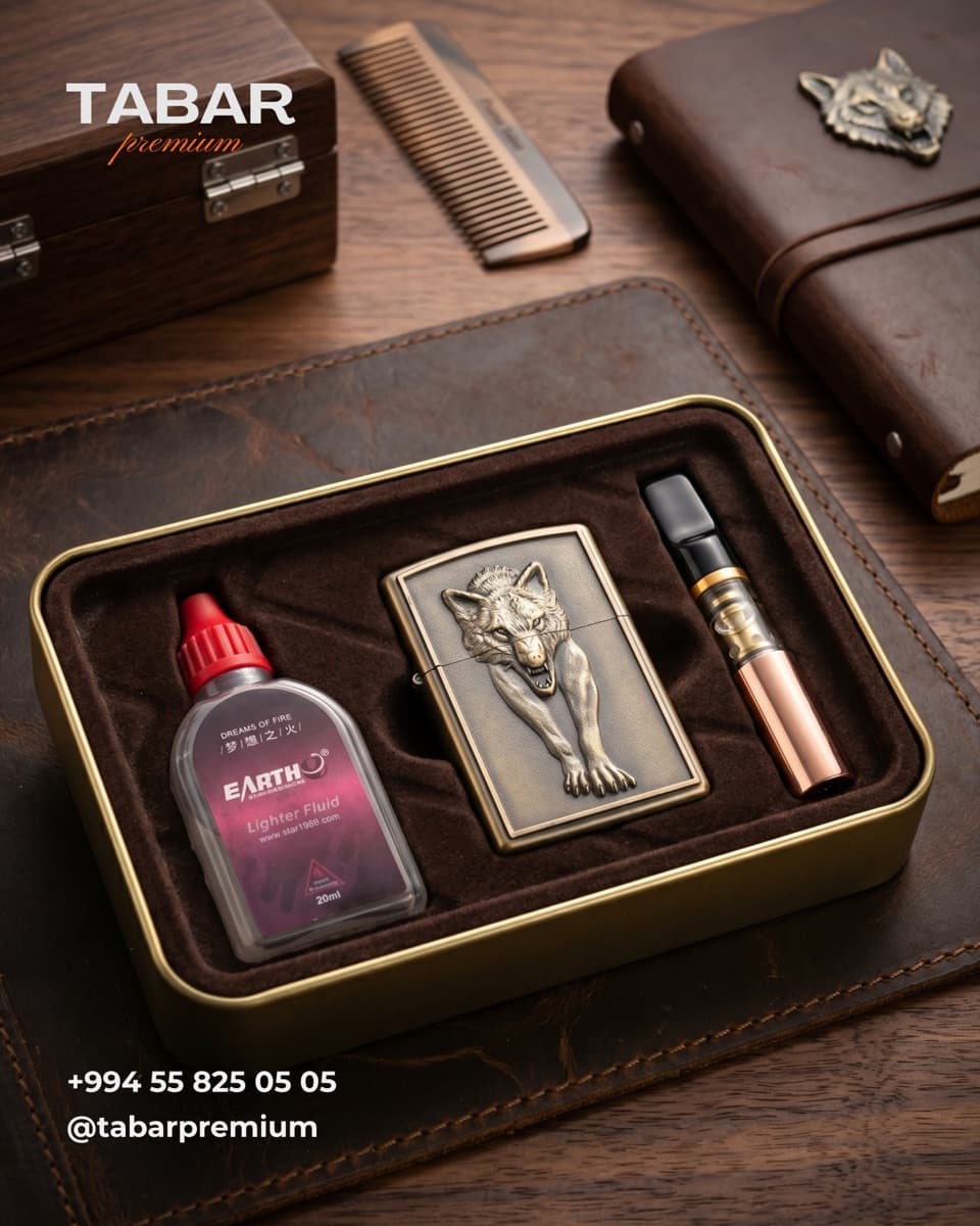 Zippo Wolf set